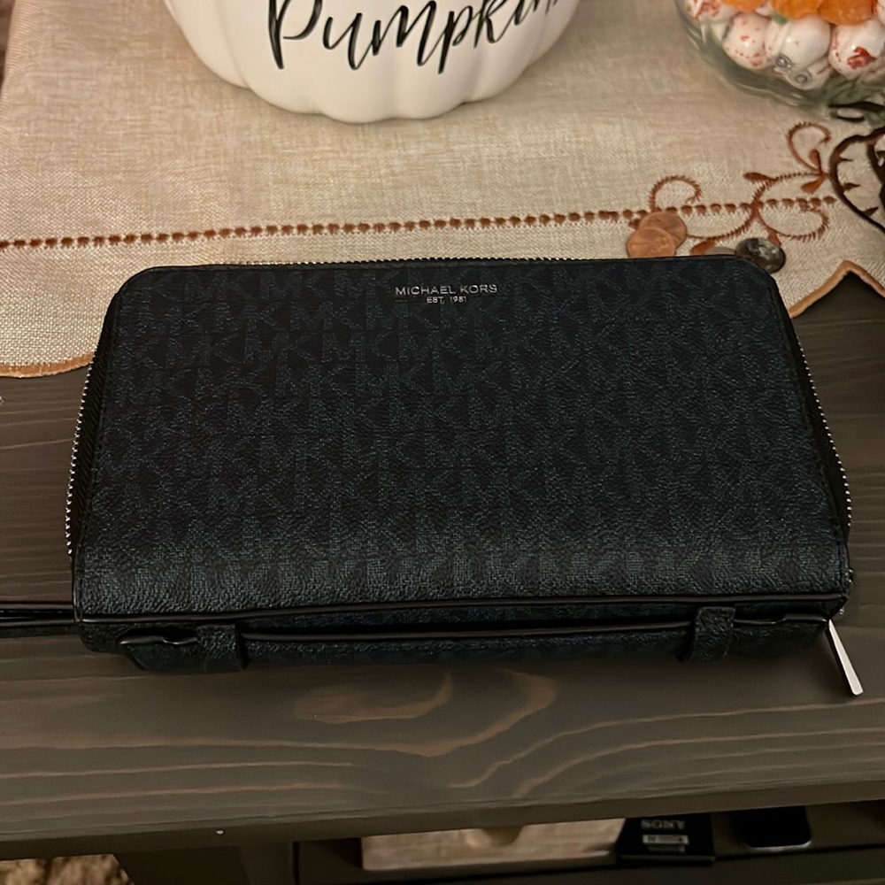 Blue Mens Wallet by MK